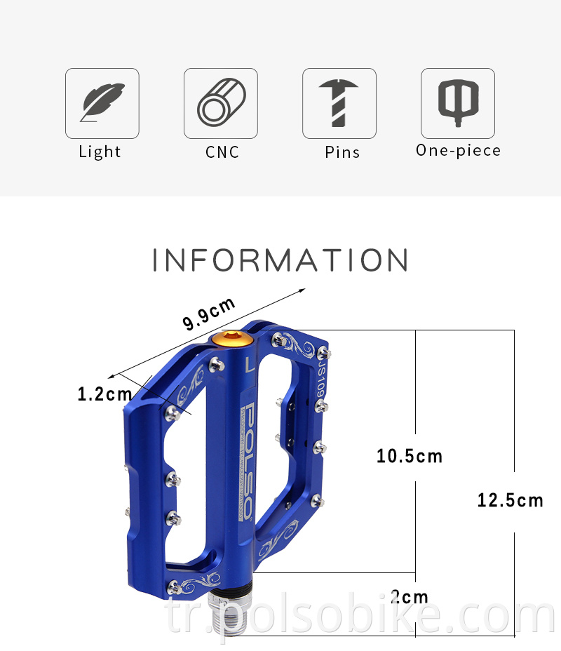 Anti-skid mountain bike pedal